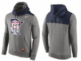 Minnesota Twins Nike Gray Cooperstown Collection Hybrid Pullover Hoodie