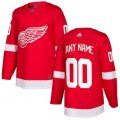 Detroit Red Wings Custom Adidas Red Authentic Jersey