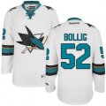 San Jose Sharks #52 Brandon Bollig Authentic White Away NHL Jersey