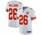Kansas City Chiefs #26 Damien Williams White Vapor Untouchable Limited Player Football Jersey
