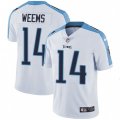 Tennessee Titans #14 Eric Weems White Vapor Untouchable Limited Player NFL Jersey