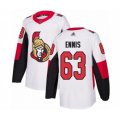 Ottawa Senators #63 Tyler Ennis Authentic White Away Hockey Jersey