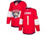 Florida Panthers #1 Roberto Luongo Red Home Authentic Stitched NHL Jersey