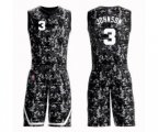 San Antonio Spurs #3 Keldon Johnson Swingman Camo Basketball Suit Jersey - City Edition