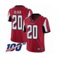Atlanta Falcons #20 Isaiah Oliver Red Team Color Vapor Untouchable Limited Player 100th Season Football Jersey