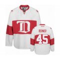 Detroit Red Wings #45 Jonathan Bernier Premier White Third NHL Jersey