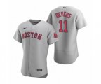 Boston Red Sox Rafael Devers Nike Gray Authentic Road Jersey