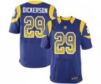 Los Angeles Rams #29 Eric Dickerson Elite Royal Blue Alternate Drift Fashion Football Jersey