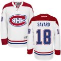 Montreal Canadiens #18 Serge Savard Authentic White Away NHL Jersey