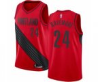Portland Trail Blazers #24 Kent Bazemore Swingman Red Basketball Jersey Statement Edition