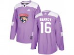 Florida Panthers #16 Aleksander Barkov Purple Authentic Fights Cancer Stitched NHL Jersey