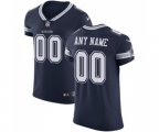 Dallas Cowboys Customized Navy Blue Team Color Vapor Untouchable Custom Elite Football Jersey