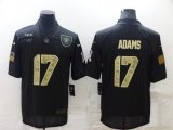 Las Vegas Raiders #17 Davante Adams Black Camo Salute To Service Limited Stitched Jersey