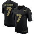 Pittsburgh Steelers #7 Ben Roethlisberger Camo 2020 Salute To Service Limited Jersey