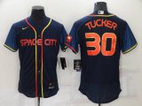 Houston Astros #30 Kyle Tucker 2022 Navy City Connect Flex Base Stitched Baseball Jersey