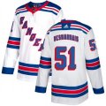New York Rangers #51 David Desharnais Authentic White Away NHL Jersey