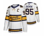 Nashville Predators #95 Matt Duchene White Authentic 2020 Winter Classic Stitched Hockey Jersey
