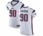 New England Patriots #90 Shilique Calhoun White Vapor Untouchable Elite Player Football Jersey