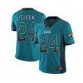 Jacksonville Jaguars #24 T.J. Yeldon Limited Teal Green Rush Drift Fashion NFL Jersey