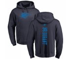 Oklahoma City Thunder #35 Kevin Durant Navy Blue One Color Backer Pullover Hoodie