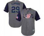 USA Baseball #29 Tyler Clippard Gray 2017 World Baseball Classic Replica Team Jersey