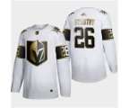 Vegas Golden Knights #26 Paul Stastny White Golden Edition Limited Stitched Hockey Jersey