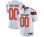 Cleveland Browns Customized White Vapor Untouchable Limited Player Football Jersey