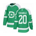 Dallas Stars #20 Dino Ciccarelli Authentic Green 2020 Winter Classic Hockey Jersey