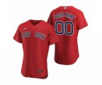 Boston Red Sox Custom Nike Red Authentic 2020 Alternate Jersey