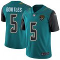Jacksonville Jaguars #5 Blake Bortles Teal Green Team Color Vapor Untouchable Limited Player NFL Jersey