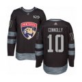 Florida Panthers #10 Brett Connolly Authentic Black 1917-2017 100th Anniversary Hockey Jersey