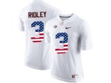 2016 US Flag Fashion Alabama Crimson Tide Calvin Ridley #3 College Football Limited Jersey - White