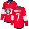 Florida Panthers #7 Colton Sceviour Premier Red Home NHL Jersey
