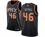 Phoenix Suns #46 Aron Baynes Swingman Black Basketball Jersey Statement Edition