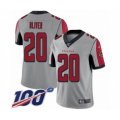 Atlanta Falcons #20 Isaiah Oliver Limited Silver Inverted Legend 100th Season Football Jersey