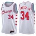 Chicago Bulls #34 Wendell Carter Jr. Swingman White NBA Jersey - City Edition