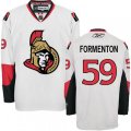Ottawa Senators #59 Alex Formenton Authentic White Away NHL Jersey