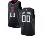 Los Angeles Clippers Customized Swingman Black Alternate Basketball Jersey Statement Edition