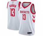 Houston Rockets #13 James Harden Swingman White Home Basketball Jersey - Association Edition