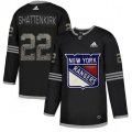 New York Rangers #22 Kevin Shattenkirk Black Authentic Classic Stitched NHL Jersey