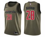Washington Wizards #28 Ian Mahinmi Swingman Green Salute to Service NBA Jersey
