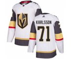 Vegas Golden Knights #71 William Karlsson White Road Stitched Hockey Jersey