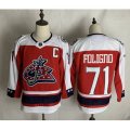 Columbus Blue Jackets #71 Nick Foligno Red Authentic Classic Stitched Jersey