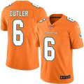 Miami Dolphins #6 Jay Cutler Limited Orange Rush Vapor Untouchable NFL Jersey