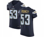 Los Angeles Chargers #53 Mike Pouncey Navy Blue Team Color Vapor Untouchable Elite Player Football Jersey