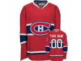 Montreal Canadiens Custom Fanatics Branded Red Home Breakaway Jersey