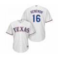 Texas Rangers #16 Scott Heineman Authentic White Home Cool Base Baseball Player Jersey
