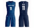 Minnesota Timberwolves #11 Naz Reid Swingman Blue Basketball Suit Jersey