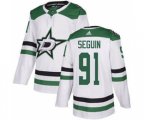 Dallas Stars #91 Tyler Seguin White Road Authentic Stitched Hockey Jersey