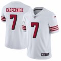 San Francisco 49ers #7 Colin Kaepernick Limited White Rush Vapor Untouchable NFL Jersey